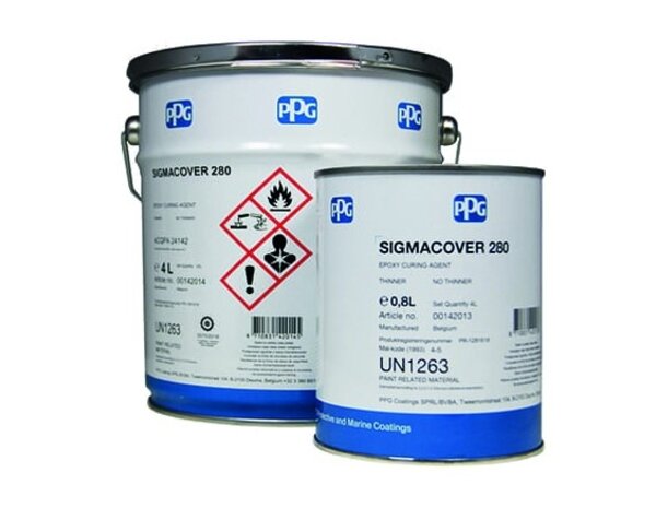 PPG Sigmacover 280 Primer Geel/Groen Set PPG Sigmacover 280 Primer Geel/Groen Set