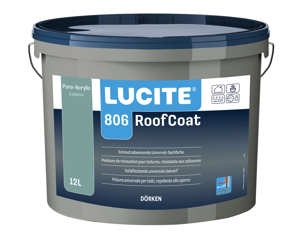 Lucite Roof-Coat Antraciet 9990 | Dakcoating Lucite Roof-Coat Antraciet 9990 | Dakcoating