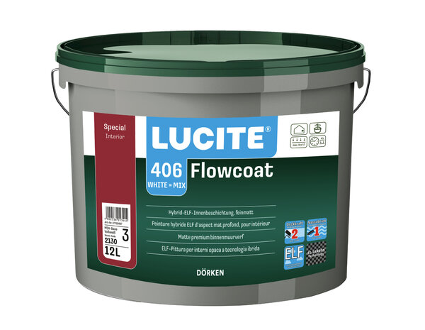 Lucite Flowcoat 2.0 | Matte Muurverf en Plafondverf Lucite Flowcoat 2.0 | Matte Muurverf en Plafondverf