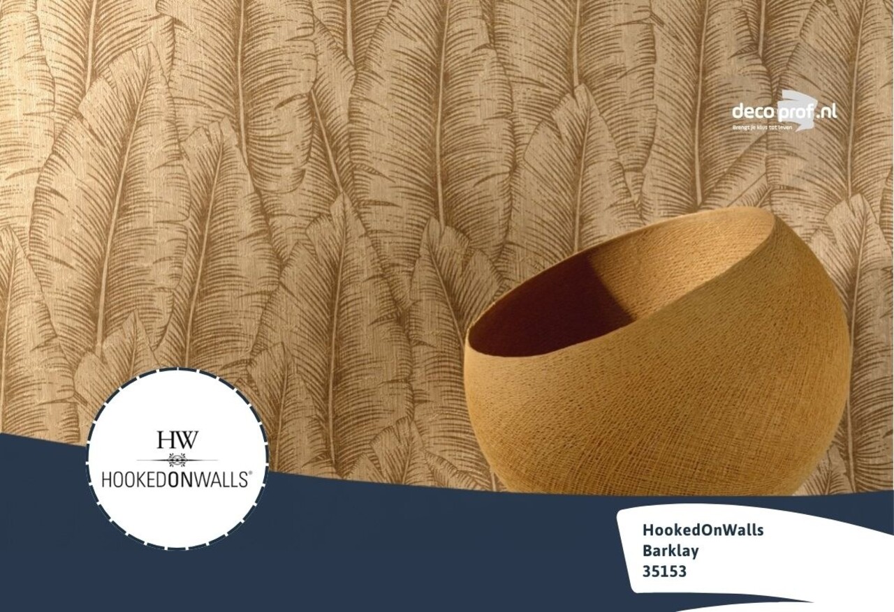 Hooked on Walls Barklay Behang 35154 Hooked on Walls Barklay Behang 35154