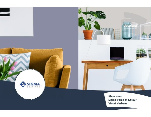 Sigma Sigma ColourSticker Violet Verbena PPG1169-5 | Zelfklevende Kleurstaal Sigma Sigma ColourSticker Violet Verbena PPG1169-5 | Zelfklevende Kleurstaal