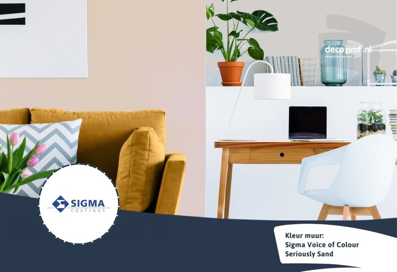 Sigma Sigma ColourSticker Seriously Sand PPG1085-3 | Zelfklevende Kleurstaal