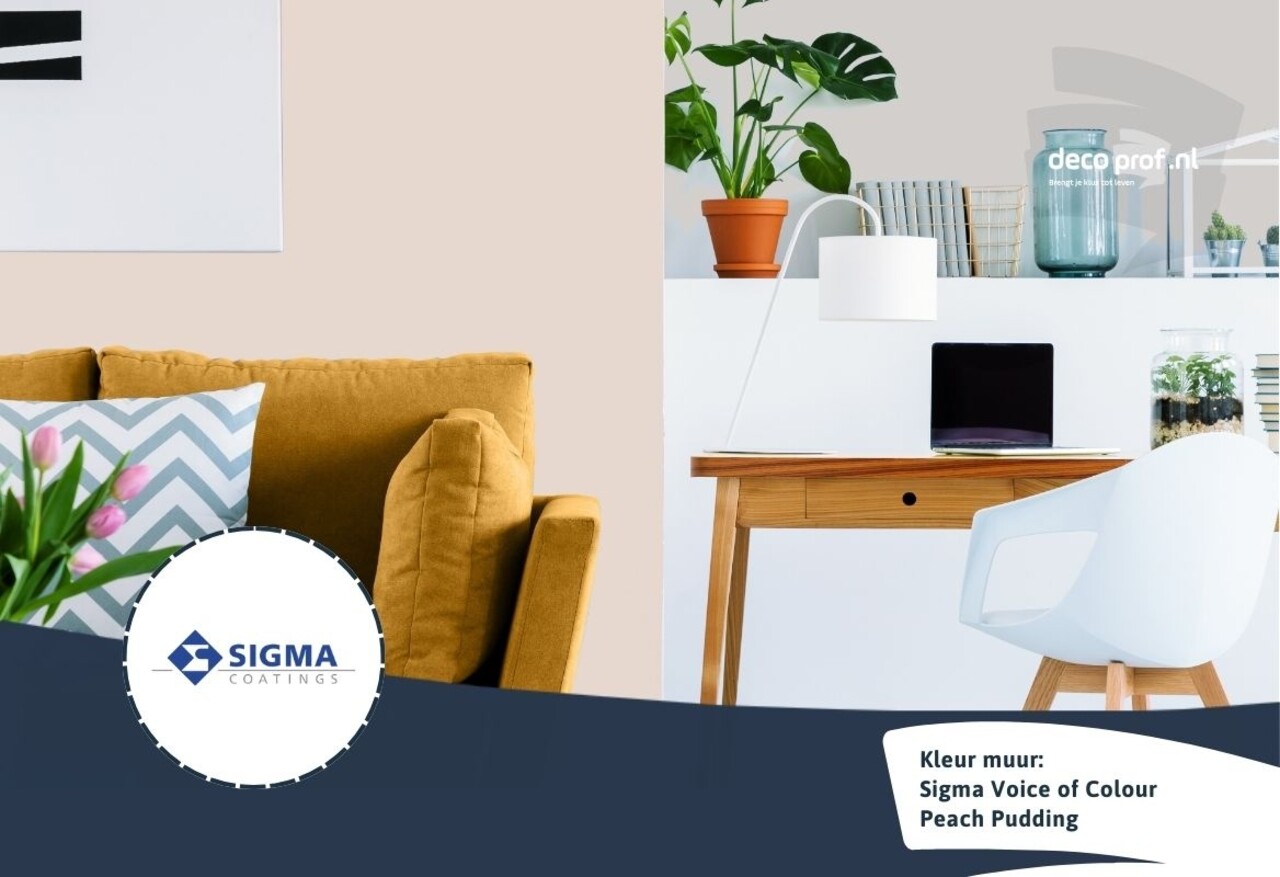 Sigma Sigma ColourSticker Peach Pudding PPG1015-3 | Zelfklevende Kleurstaal