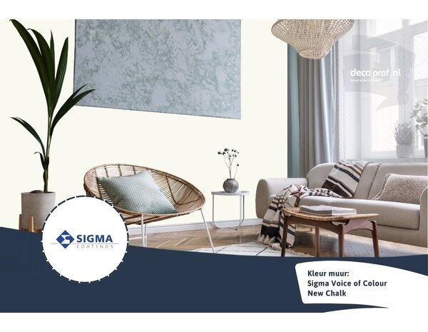 Sigma Sigma ColourSticker New Chalk PPG1006-1 | Zelfklevende Kleurstaal