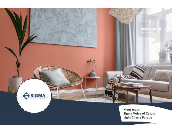 Sigma Sigma ColourSticker Light Cherry Parade PPG1062-5 | Zelfklevende Kleurstaal