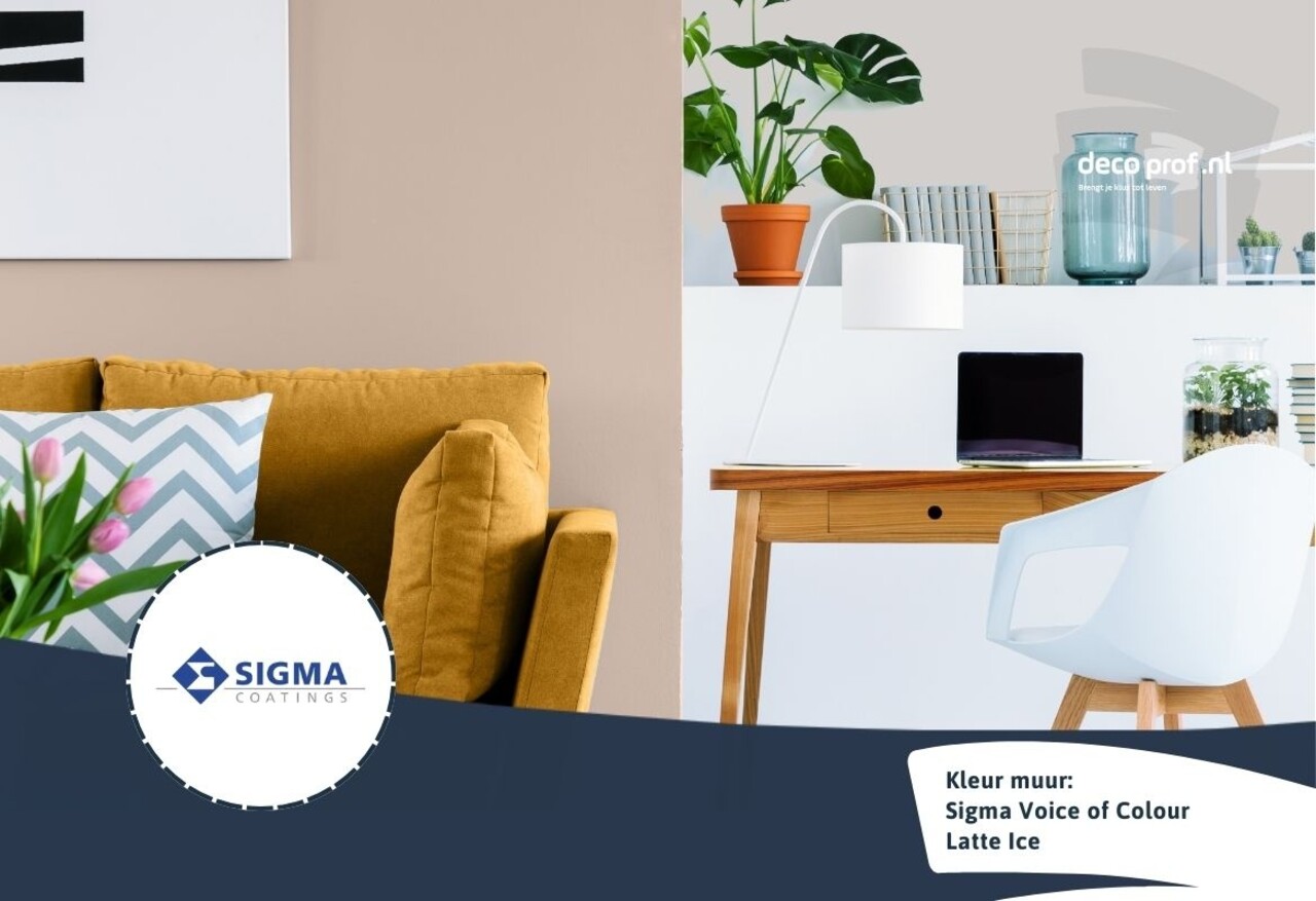 Kleurstaal Sigma ColourSticker Latte Ice PPG18-03 | Zelfklevende Kleurstaal Kleurstaal Sigma ColourSticker Latte Ice PPG18-03 | Zelfklevende Kleurstaal