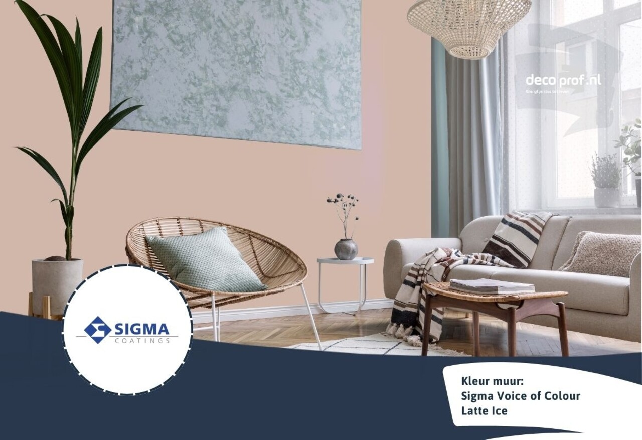 Sigma Sigma ColourSticker Latte Ice PPG18-03 | Zelfklevende Kleurstaal