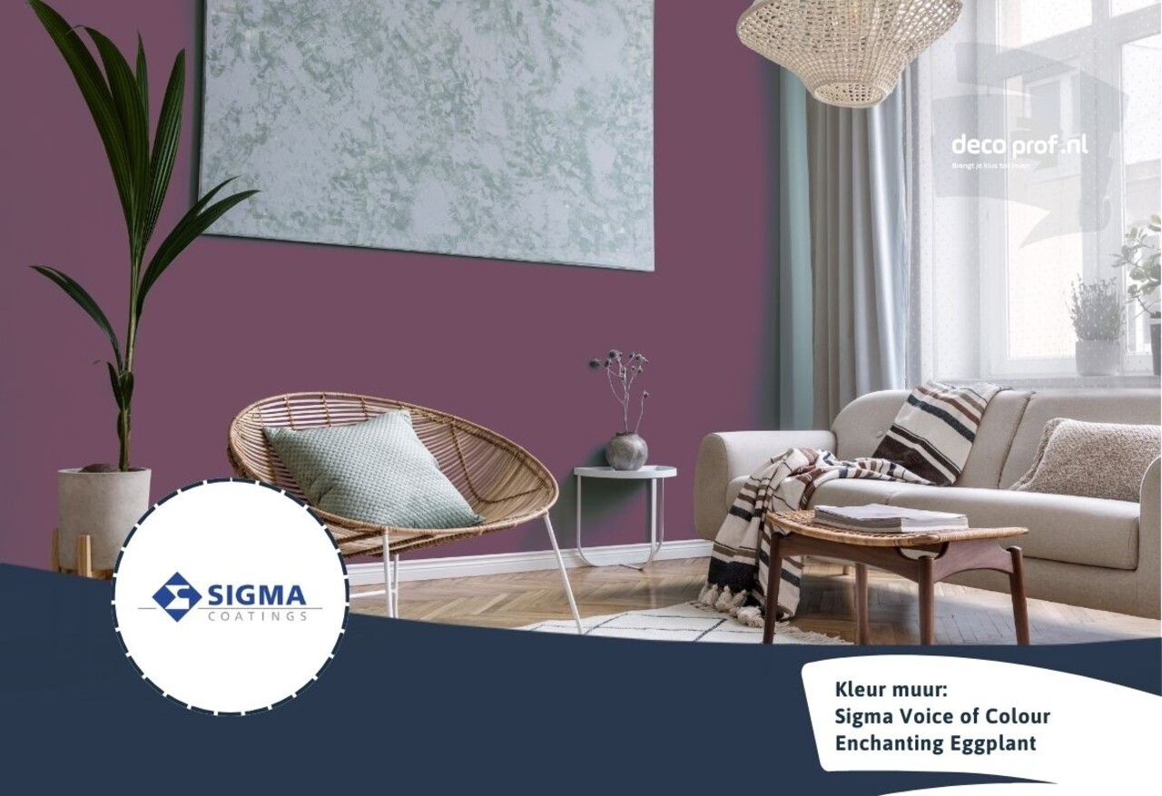 Sigma Sigma ColourSticker Enchanting Eggplant PPG13-07 | Zelfklevende Kleurstaal
