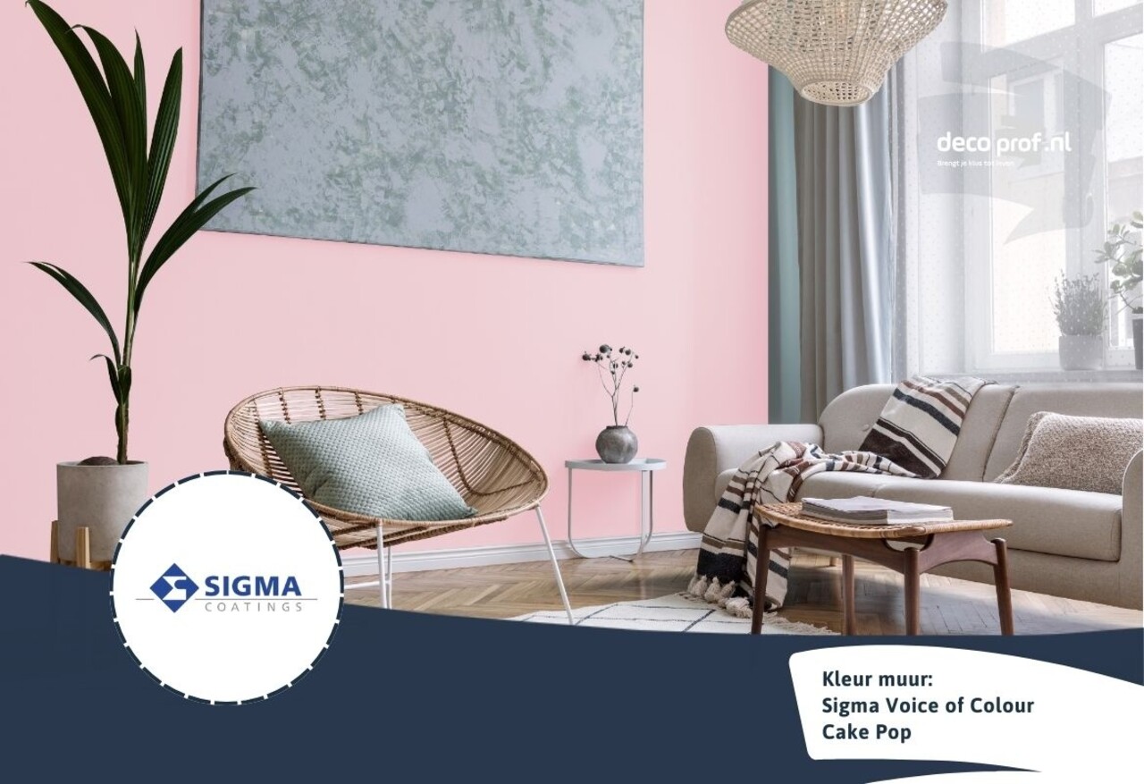 Kleurstaal Sigma ColourSticker Cake Pop PPG1048-3 | Zelfklevende Kleurstaal