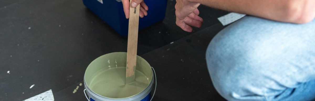 Schrobklasse muurverf Schrobklasse muurverf