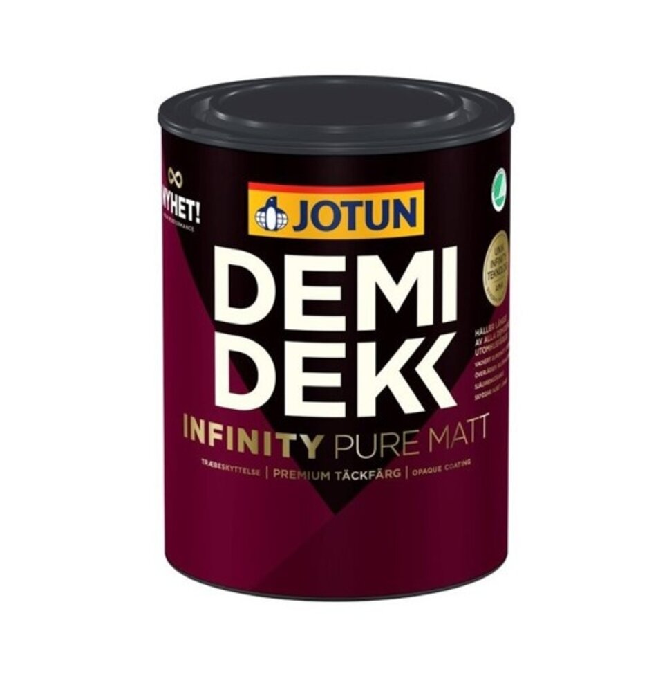 Jotun Demidekk Infinity Pure Mat | Dekkende Houtverf Buiten Jotun Demidekk Infinity Pure Mat | Dekkende Houtverf Buiten