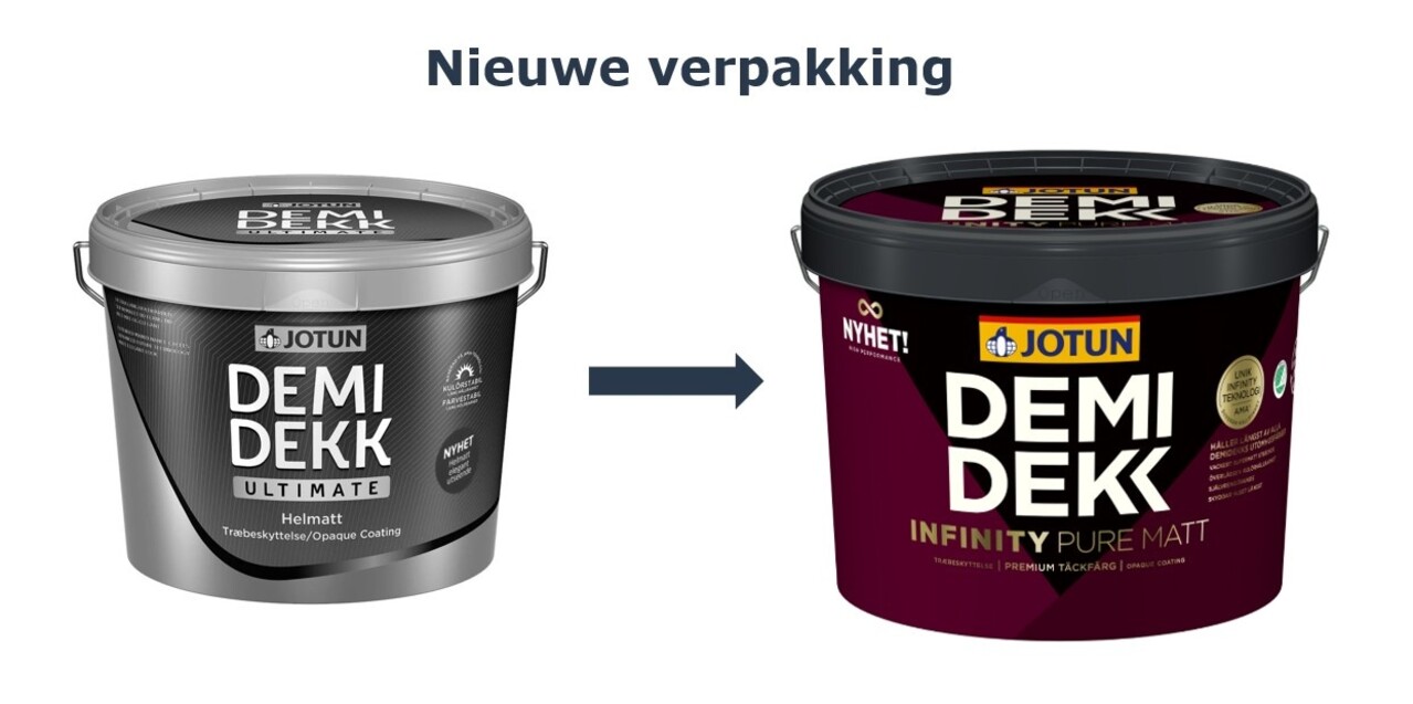Jotun Demidekk Infinity Pure Mat | Dekkende Houtverf Buiten Jotun Demidekk Infinity Pure Mat | Dekkende Houtverf Buiten