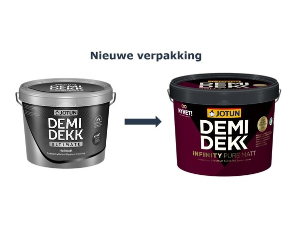 Jotun Demidekk Infinity Pure Mat | Dekkende Houtverf Buiten Jotun Demidekk Infinity Pure Mat | Dekkende Houtverf Buiten