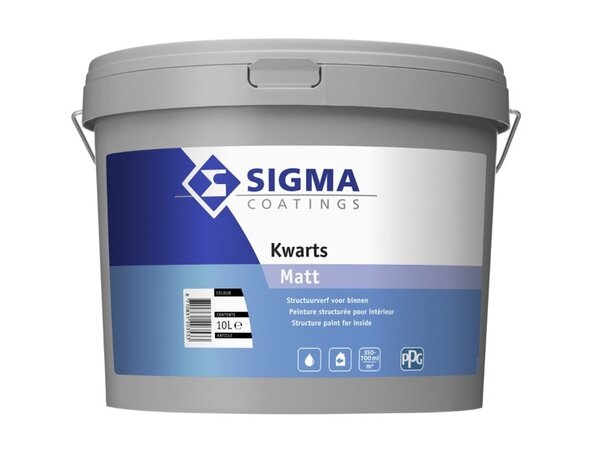 Sigma Kwarts Matt | Matte Structuurverf Binnen