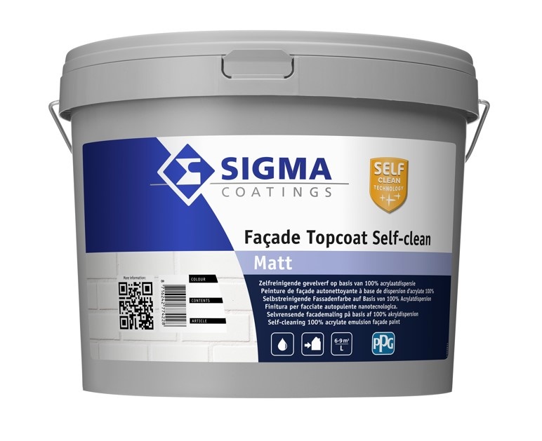 Facade Topcoat Selfclean Matt | Zelfreinigende Matte Gevelverf