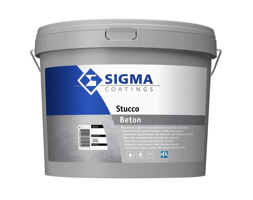 Stucco Beton Matt | Decoratieve Wandafwerking | 10 LTR | Kleur