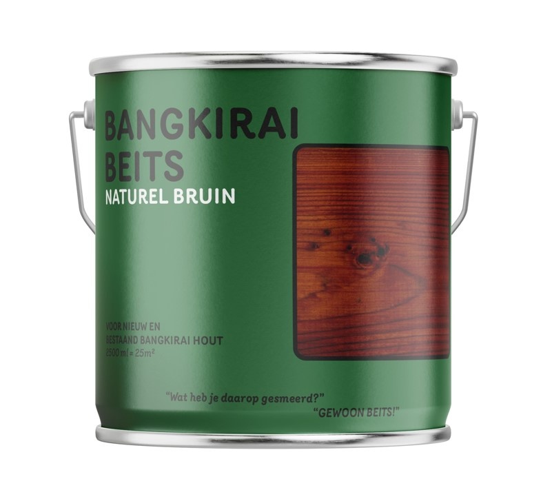 Bangkirai Tuinhoutbeits Naturel Bruin | 2,5 LTR