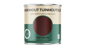 Tuinhoutolie Hardhout Diep Bruin Tuinhoutolie Hardhout Diep Bruin