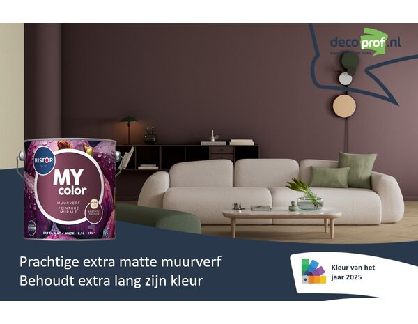 Histor My Color Muurverf Extra Mat Amethyst Shadow Histor My Color Muurverf Extra Mat Amethyst Shadow