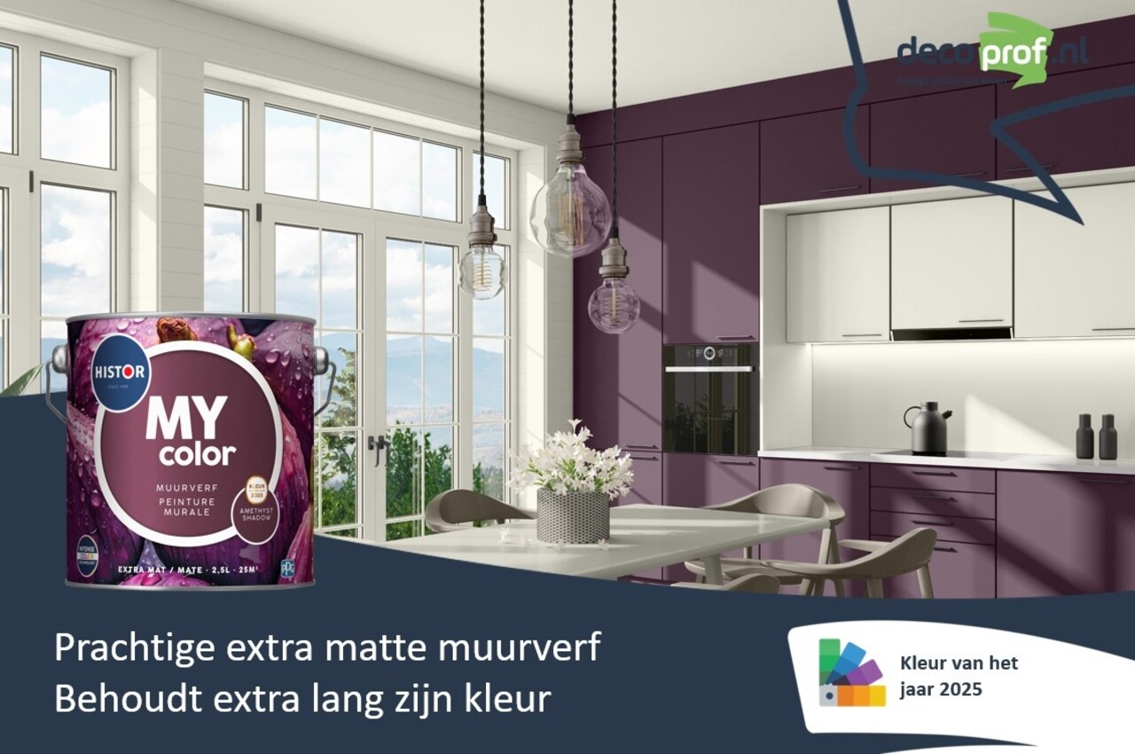 Histor My Color Muurverf Extra Mat Amethyst Shadow Histor My Color Muurverf Extra Mat Amethyst Shadow
