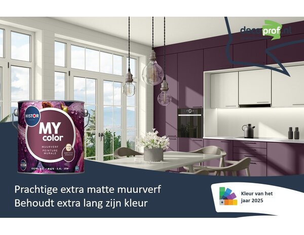 Histor My Color Muurverf Extra Mat Amethyst Shadow Histor My Color Muurverf Extra Mat Amethyst Shadow