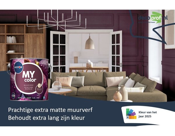 Histor My Color Muurverf Extra Mat Amethyst Shadow Histor My Color Muurverf Extra Mat Amethyst Shadow