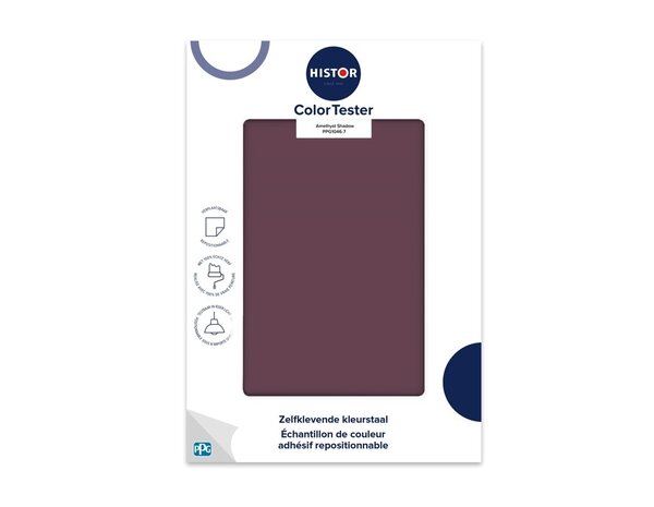 Kleurstaal Histor Colortester Amethyst Shadow PPG1046-7 Kleurstaal Histor Colortester Amethyst Shadow PPG1046-7