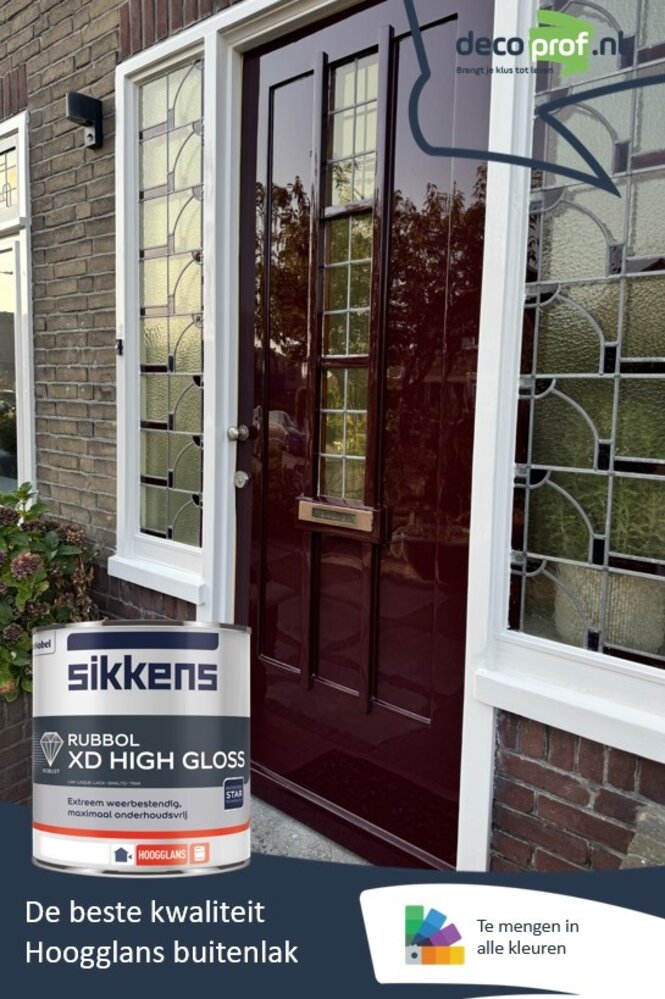 Sikkens Rubbol XD High Gloss | Hoogglans Lakverf Buiten Sikkens Rubbol XD High Gloss | Hoogglans Lakverf Buiten