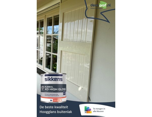Sikkens Rubbol XD High Gloss | Hoogglans Lakverf Buiten Sikkens Rubbol XD High Gloss | Hoogglans Lakverf Buiten