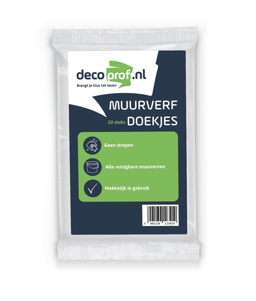 Muurverfdoekjes | 1 Set | 10 stuks