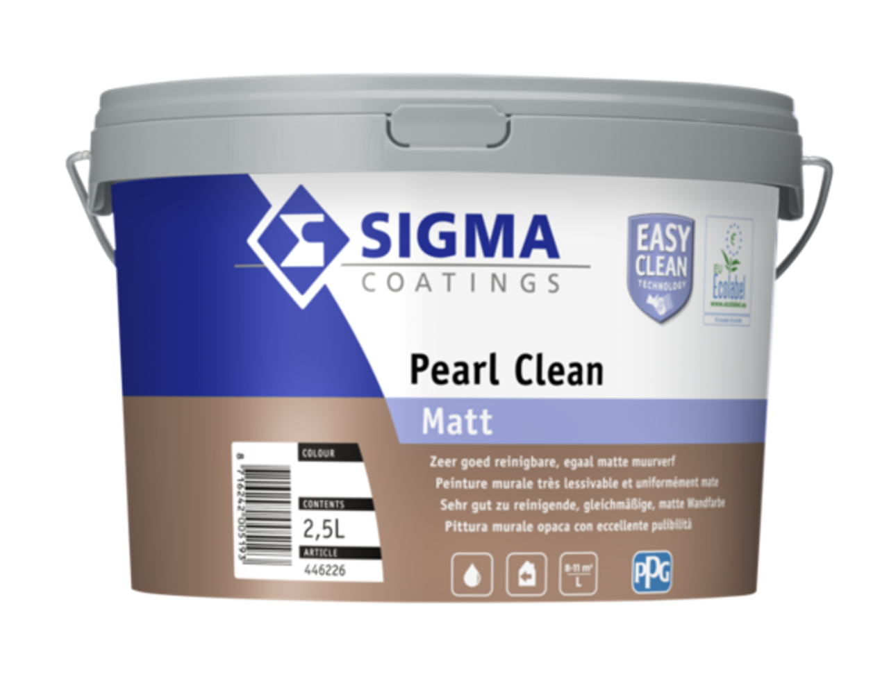 Sigma Pearl Clean Matt | Reinigbare Matte Muurverf Sigma Pearl Clean Matt | Reinigbare Matte Muurverf