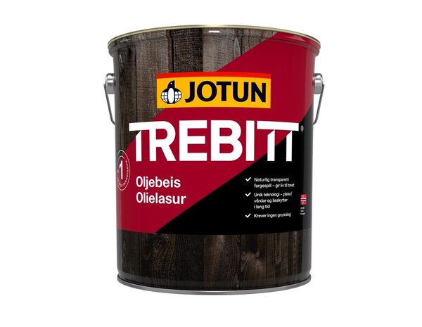 Jotun Trebitt Oljebeis | Zijdeglans Impregnerende Beits Jotun Trebitt Oljebeis | Zijdeglans Impregnerende Beits
