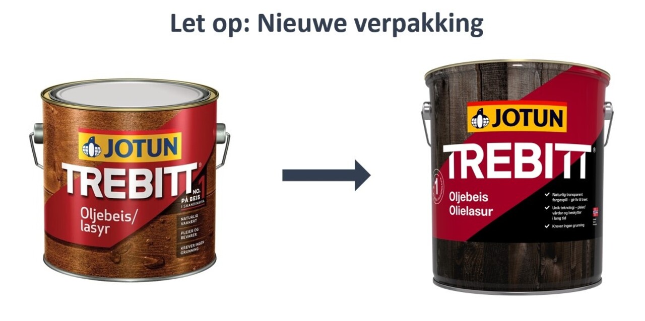 Jotun Trebitt Oljebeis | Zijdeglans Impregnerende Beits Jotun Trebitt Oljebeis | Zijdeglans Impregnerende Beits