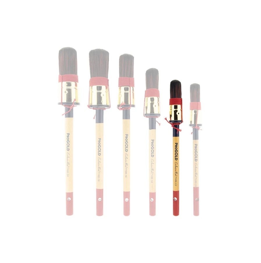 Patentpunt Kwast Exclusive Red 7100 | Maat 12 | 2,3 cm