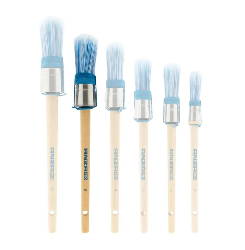 Anza Pro Super Soft Ronde Kwast Anza Pro Super Soft Ronde Kwast