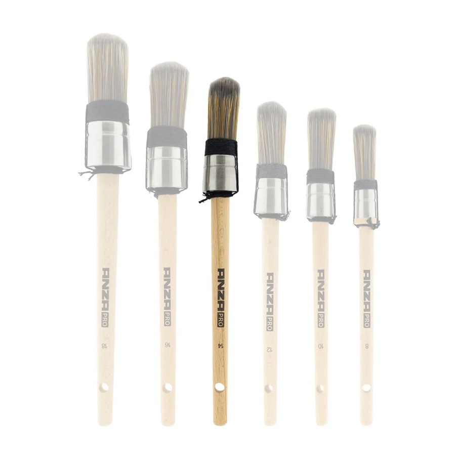 Pro Super Tough Ronde Kwast | Maat 14 | 2,6 cm