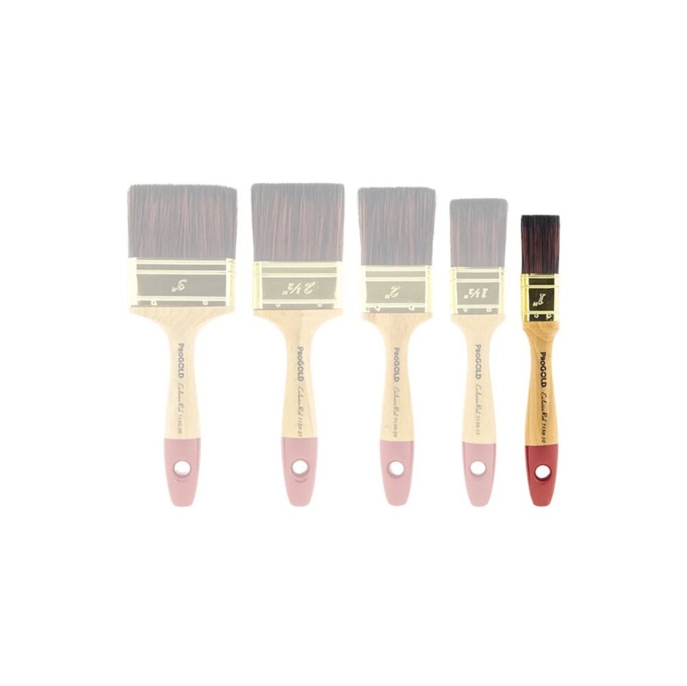 Progold Platte Kwast Exclusive Red 7150 Progold Platte Kwast Exclusive Red 7150