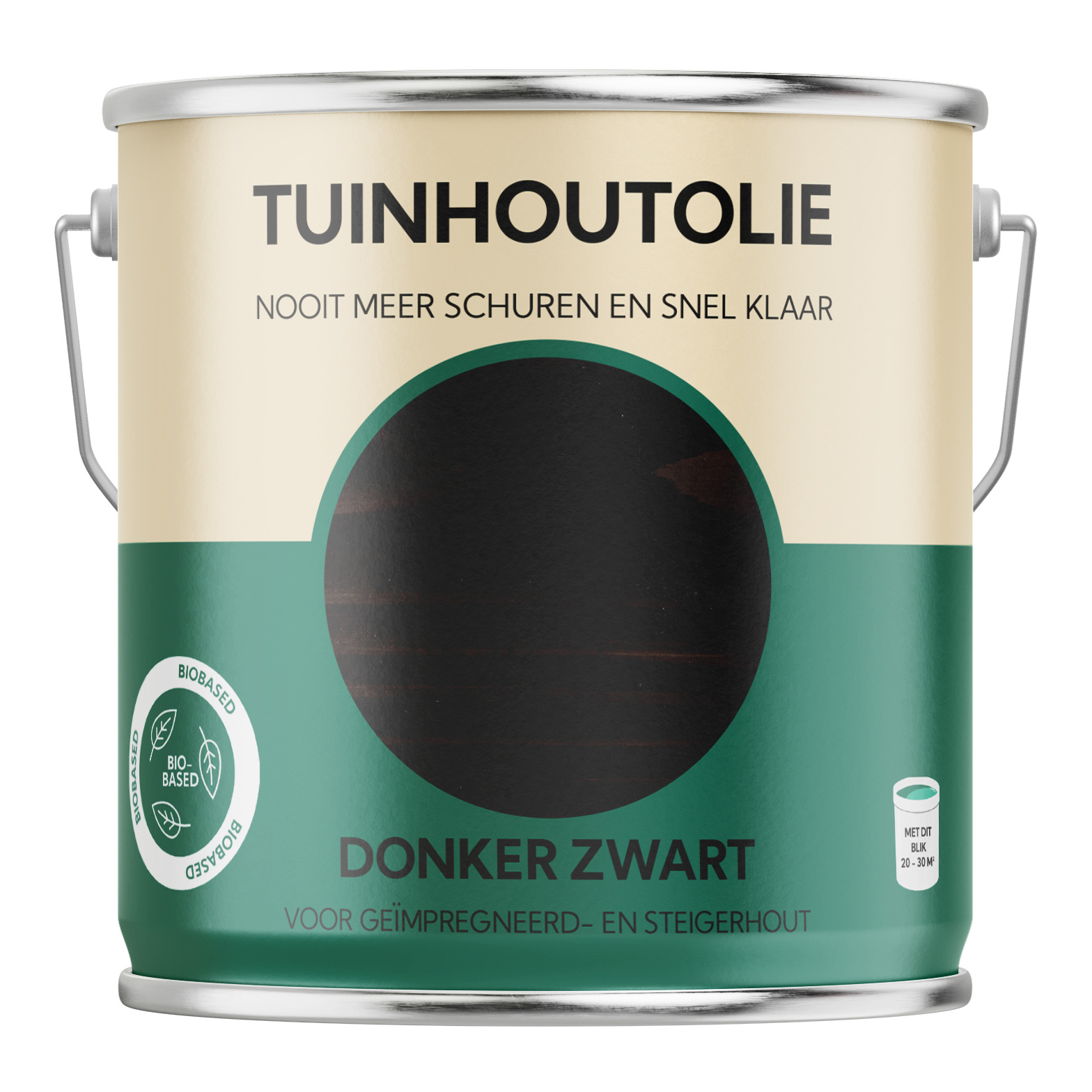 Donker Zwart | 2,5 LTR