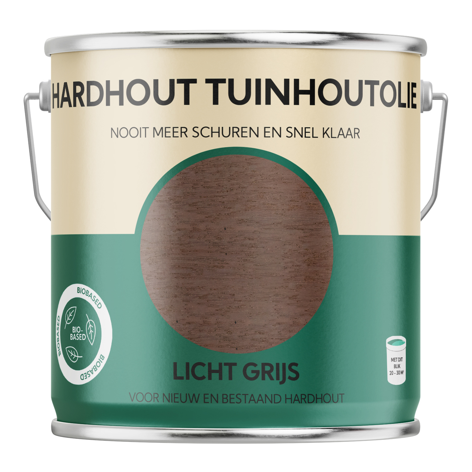 Hardhout Licht Grijs | 2,5 LTR