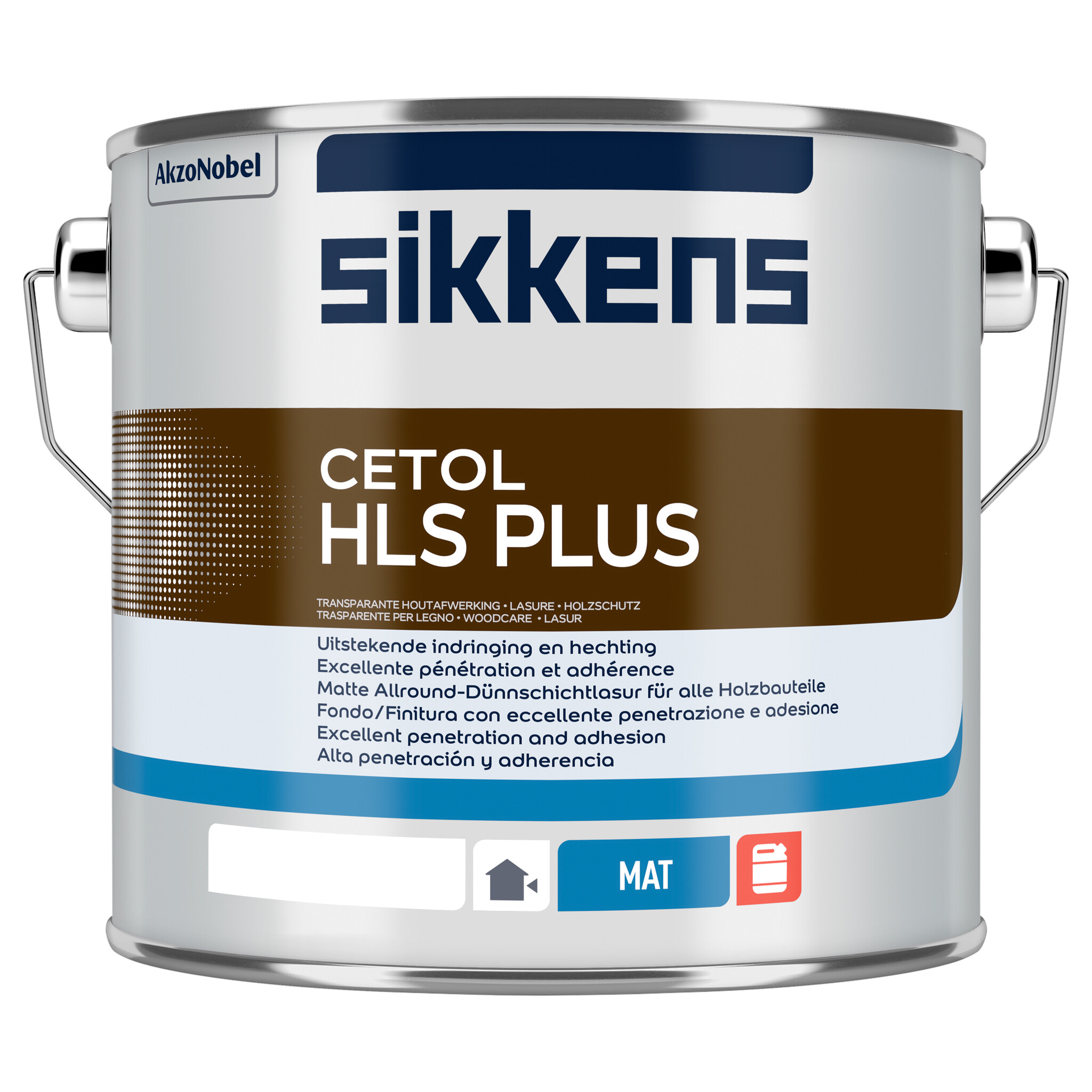 Cetol HLS Plus | Zijdeglans Transparante Beits | 2,5 LTR | Transparante kleur