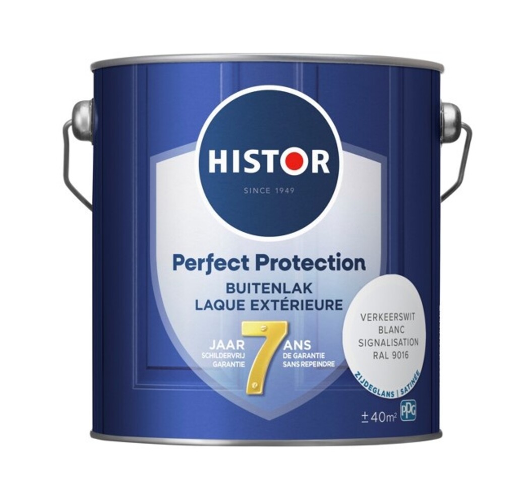 Histor Perfect Protection Buitenlak Zijdeglans Verkeerswit RAL9016