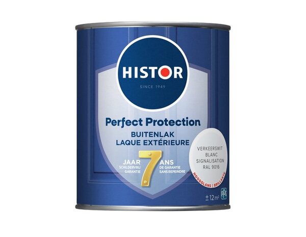 Histor Perfect Protection Buitenlak Hoogglans Verkeerswit RAL9016 Histor Perfect Protection Buitenlak Hoogglans Verkeerswit RAL9016