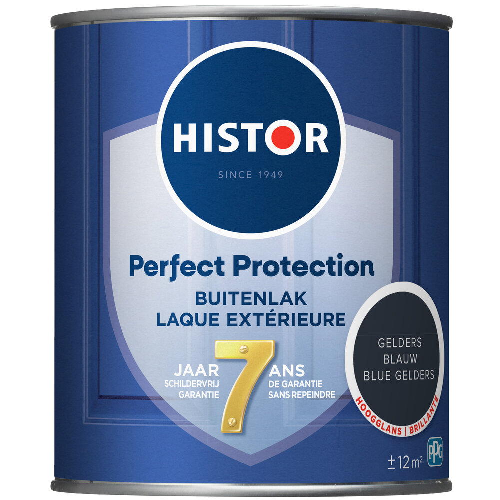 Histor Perfect Protection Buitenlak Hoogglans Gelders Blauw Histor Perfect Protection Buitenlak Hoogglans Gelders Blauw