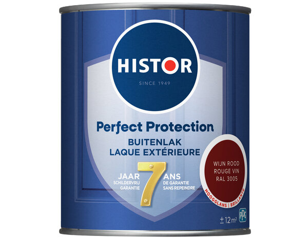Histor Perfect Protection Buitenlak Hoogglans Wijnrood RAL3005 Histor Perfect Protection Buitenlak Hoogglans Wijnrood RAL3005