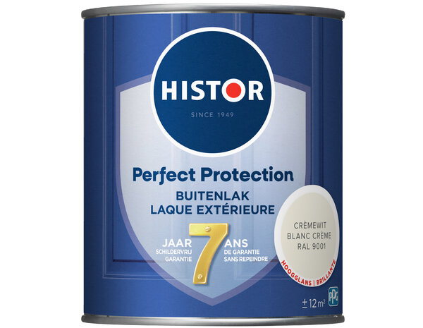 Histor Perfect Protection Buitenlak Hoogglans Cremewit RAL9001 Histor Perfect Protection Buitenlak Hoogglans Cremewit RAL9001