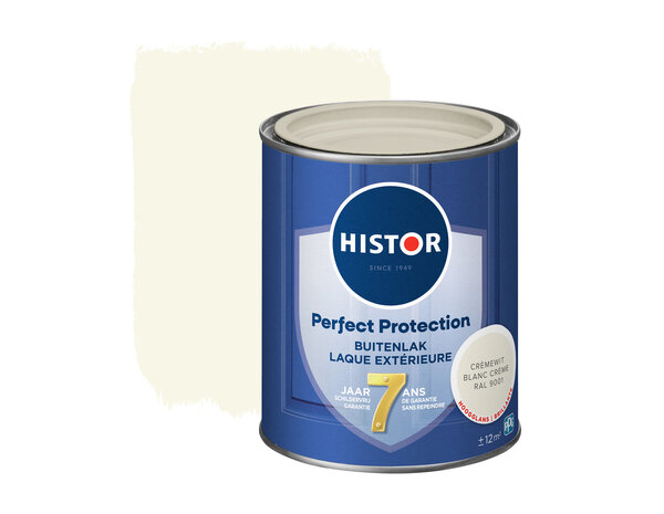 Histor Perfect Protection Buitenlak Hoogglans Cremewit RAL9001 Histor Perfect Protection Buitenlak Hoogglans Cremewit RAL9001