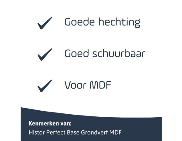 Histor Perfect Base Grondverf MDF Histor Perfect Base Grondverf MDF