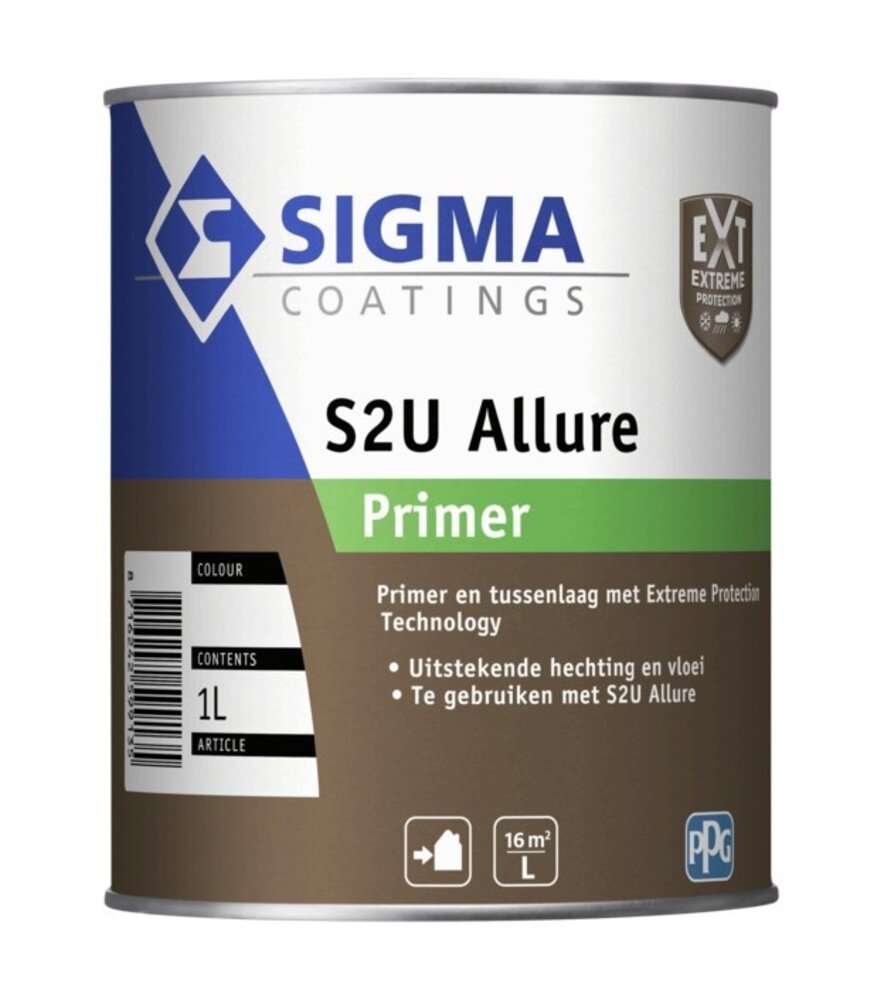 Sigma S2U Allure Primer | Grondverf Buiten Sigma S2U Allure Primer | Grondverf Buiten