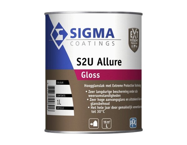 Sigma S2U Allure Gloss | Hoogglans Lakverf Buiten Sigma S2U Allure Gloss | Hoogglans Lakverf Buiten