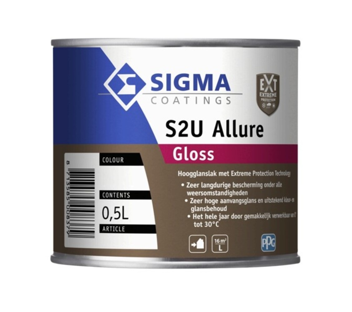 Sigma S2U Allure Gloss | Hoogglans Lakverf Buiten Sigma S2U Allure Gloss | Hoogglans Lakverf Buiten